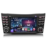 Erisin Qualcomm 8-Core 8+128GB Android 14 Car Stereo GPS Sat Nav Head Unit for Mercedes Benz E-Class W211 CLS Class W219 7" Support Wireless CarPlay Android Auto DSP DAB+ WiFi Bluetooth 5.1 USB Canbus
