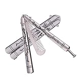 1pcs Dragon Totem Stainless Steel Practice Butterfly Knife Trainer and Comb Knife Trainer
