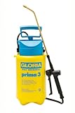GLORIA Prima 3 Pressure Sprayer | Garden Sprayer | 3 Litre Capacity | Adjustable Brass Nozzle | Compact for the Small Garden