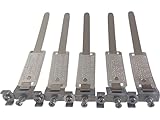 Adjustable Earth Bonding Clamps, 12-32mm Pipe Size, Terminal A-D EC14, Pack of 5