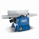 Scheppach HMS1070 Planer Thicknesser | 1500W | 254mm Width | 120mm Height | Dual HS Blade | Tilting Fence | 2mm Chip Removal