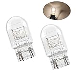 2 x W21/5W 580 7443 Super Warm White Daytime Running Light DRL Sidelight Reverse Fog Light Xenon Look Upgrade Car Bulbs 12V 5W