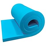 DURAFOAM High Density Blue Firm Foam for Cushions, Sofas, Beds, Seats, Campervans, Indoor & Outdoor Padding, DIY - 60 x 20 x 2 Inches