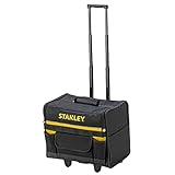 STANLEY 18 Inch Soft Tool Bag on Wheels in Resistant 600 x 600 Denier with Removable Dividers for Drill Storage 1-97-515