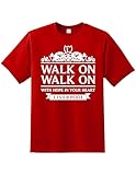 Liverpool Champions T-Shirt Walk On Adult – Premier League Winners Celebration Tee for Scousers | Quality Printed Unisex Fan for Him | Football Shirt Match Day Supporters Apparel Red