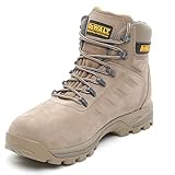 DEWALT Sharpsburg Men's Nubuck Leather, Lightweight, Steel Safety Toe, Work Boot, Stone, UK9 (EU43)