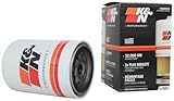 K&N Oil Filter - Spin-On 93x145mm compatible with Ford, Sterling Truck, Volkswagen, Audi, Mercury, Toyota, Land Rover, Dodge (HP-3001), Weiß