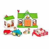 Early Learning Centre Happyland Farm Playset - 2 to 5 Years, Farm Animals & Figures, Elc Toys