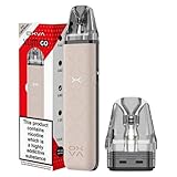 Oxva Xlim Go Pod Kit [Light Brown] - Available in 16 colours - 1000mAh Battery, Type-C Fast Charging, 30W Output, RGB Indicator, Anti-Leak - Works with all Xlim Pods - No Nicotine