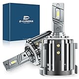 D-Lumina H7 LED Headlight Bulbs with Car Specific Adapters for Volkswagen VW Passat Golf GTI Tiguan Mercedes Benz Low Beam Replacement,100W 10000LM 6000K White (2 PCS)