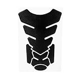 Motorcycle Tank Protector, Gas Tank Protector Motorcycle Tank Pad, Motorbike Tank Pads, 3D Motorcycle Gas Oil Fuel Tank Sticker Pad Protector Decoration(Black)