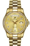 Enicar Men's Swiss Automatic Watch (Model No.: 3169-50-330PS), gold, Automatic Watch