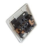 MK Logic Plus 2 X K2757 WHI 13A Double Pole Switchsocket, 1 Gang