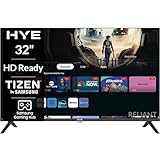 HYE 32 inch Smart TV with HD Ready display, frameless design, WiFi, Bluetooth, Samsung Tizen OS, Gaming Hub, TV streaming apps & HDMI connectivity – 32HDS1008 [2025]