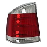 XYZ Parts Rear Tail Light Assembly Compatible With Vauxhall Vectra C Hatchback & Saloon 2002-2009 Clear For UK Passengers Side Left Hand Replacement
