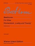 "Fur Elise" and Piano work "Lustig - Traurig" - Edited from the autograph by Jochen Reutter - Wiener Urtext Edition - Piano - ( UT ... by Jochen Reutter. WoO 59 and 54. piano.