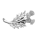 Scottish Thistle Brooch for Women, National Flower of Scotland Emblem