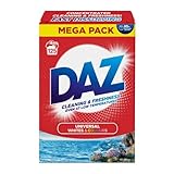 Daz Washing Powder 125 Washes – Family Pack Laundry Detergent for Brilliant Whites & Powerful Stain Removal – Long Lasting, Fresh Scent. 6.25kg