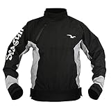 Azure Azure Waterproof Breathable Spray Top – Windproof Sailing & Kayaking Jacket for Canoe, Kayak, Yachting & Water Sports – Adjustable Neck, Waist & Cuffs -L