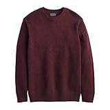 Pendleton Men's Shetland Wool Pullover Men's Sweater – Classic Crewneck for Men, Naturally Warm, Odor and Stain-Resistant, Berry Mix, S