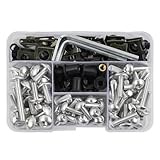 Compatible With Aprilia For RS125 1996-2010 For RS250 1996-2014 Motorbike Screw Bolt 190pcs Motorcycle Bodywork Screws Fairing Bolts Kit Bolts Studs Nuts
