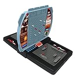 Lexibook, Talking Sea Battle (French, English, Spanish, Portuguese), Electronic Board Game 1 or 2 Players, Interactive, Light and Sound Effects, Strategy, Battery Operated, Grey/Black, GT2800i1
