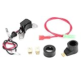 Terisass Electronic Ignition Conversion Kit for Lucas 25D, ABS Material, Popular Color, Electronic Ignition Kit