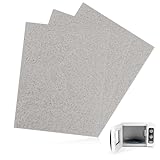 150 X 120mm 3 Pack Waveguide Cover Mica Plates Sheets, Universal Mica Sheet for Microwave Oven, Free Cutting According to The Required Size for Universal Microwave Oven Repairing Part