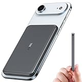 For Magsafe Power Bank, Ultra-Slim Wireless Portable Charger, 5000mAh Magnetic Power Bank Fast Charging with USB-C, Smartphones Battery Pack Compatible with iPhone 17/16/15/14/13/12 Series, Space Gray