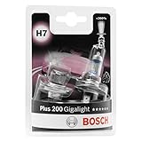 Bosch H7 (477) Plus 200 Gigalight Headlight Bulbs - 12 V 55 W PX26d - 2 Bulbs