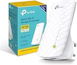 TP-Link RE220 WiFi Extender Booster, Dual-Band AC750 Mbps Range Extender Repeater with Ethernet Port, Connect Wired Devices, Works as a Wireless Adapter, Connect up to 32 Devices,Simple Two-Step Setup