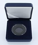 Lighthouse Blue Nobile Coin Case Ultra Perfect Fit Capsule and Foam Ring for Full Sovereign