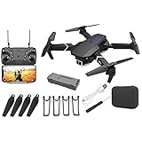 GPS Drone E88 Pro for Adults 4K Camera Foldable Live Video Drone RC Quadcopter Aircrafts with 1Battery Configuration Upgrade