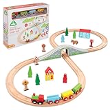 ELC Wooden Train Set & Little Town For Children From 3 Years Toddler Play Toys Wooden Train Track Accessories Early Learning Centre