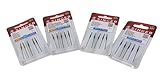 Singer Company 4 Packs of 5 Sewing Needles for Stitching, Universal, Cotton, Jeans and Leather 2020, 2045, 20246, 2032 (130/705 H Flat Heel)