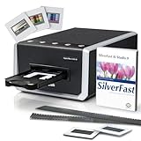 Plustek OpticFilm 135i Ai - Pro-Quality Film & Slide Scanner with All New Aspheric Lens System, Bundle SilverFast Ai Studio 9 + Advanced IT8 Calibration Target (3 Slide)