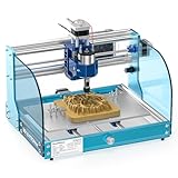 Genmitsu 3018-PROVer V2 CNC Router Machine with Full Aluminum Structure for Beginner, Mini Milling Engraver Kit with Z-Probe, Limit Switches, E-Stop, Ideal for Wood, Acrylic, MDF, Plastic, PVC