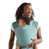 Moby Wrap Baby Sling Carrier for Newborn to Toddler - Element - Baby Wrap Carrier Slings - Perfect Baby Holder for Mom & Dad - Adjustable for All Body Types - Hydro