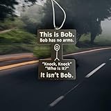 Funny joke car air freshener | this is bob joke | meme | rude gift | secret Santa | stocking filler