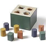 Flexa Baby Toy from 1 Year | Wooden Puzzle Sorting Box | Montessori Sorting Game | Promotes Motor Skills & Concentration | Gift for Girls & Boys