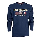 PAUL & SHARK Organic Cotton Sweatshirt with Embroidered Logo 11311655 Blue, See PHOTOS, S
