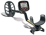 Fisher F19 Metal Detector with 11-Inch DD Waterproof searchcoil, FeTone Adjustable Iron Audio, V-Break Tone Discrimination, Ground Grab, and Backlit Display for Depth and Target Separation