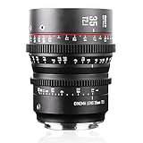Meike Prime Cinema T2.1 S35 35mm Manual Focus Wide Angle Lens for Canon EF Mount EOS C100 C200 C300 Mark III Zcam E2-S6 6K