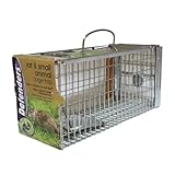 Defenders Rat and Squirrel Cage Trap Humane, Easy to Bait and Set, Long-Lasting Galvanised Metal