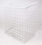 DWD Large Letter Box Door Cage Guard (White)