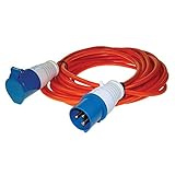 Maypole 230V 16 Amp 10 M Caravan Site Extension Lead NCC Approved