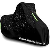 All Season Motorbike Cover Custom Fit for Honda XBR 500 Motorcycle Cover丨with Lock Holes & Reflective Strips Rain Snow Wind Uv Moisture And Scratch Proof