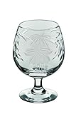 Royal Brierley Fuchsia Brandy Glass, Clear