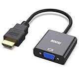BENFEI HDMI to VGA, Gold-Plated Adapter (Male to Female) for Computer, Desktop, Laptop, PC, Monitor, Projector, HDTV, Chromebook, Raspberry Pi, Roku, Xbox and More - Black