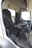 Town & Country Truck Seat Cover - Driver - Black - DAF LF 2012 Onwards